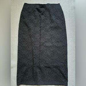 Elegant Black Lace Skirt
